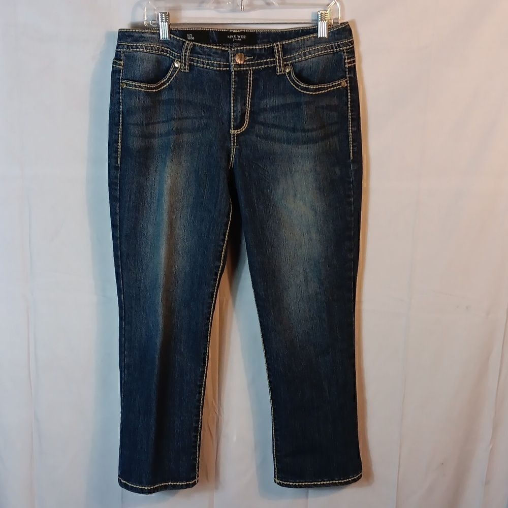 Nine West Stretch Denim Capri Jeans
